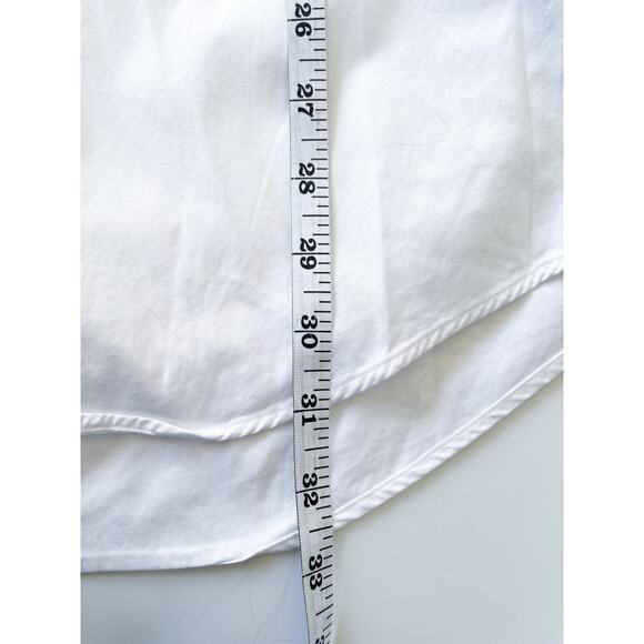 Men's White Polo Ralph Lauren Yarmouth Oxford Button Down Shirt Size 17 1/2-36 - Picture 5 of 6